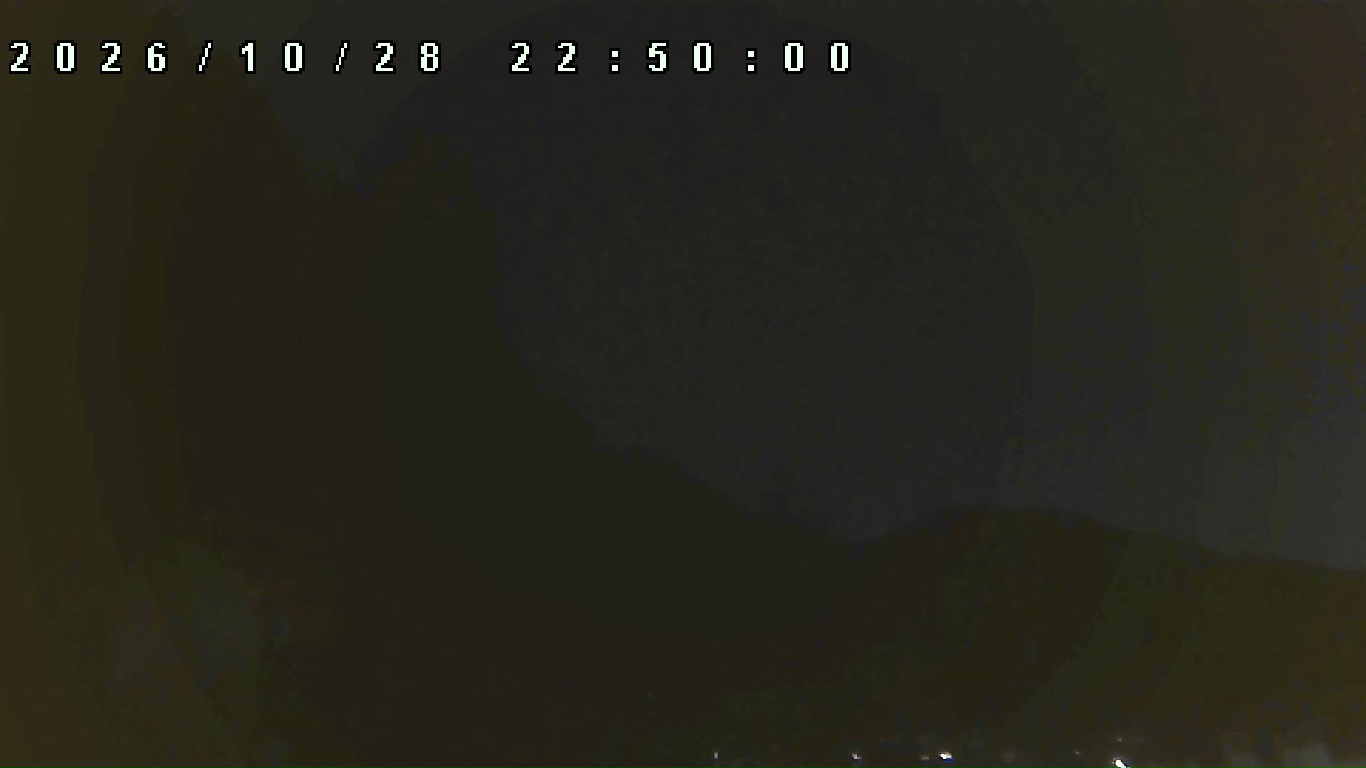 2026年10月28日 22:50ごろの金剛山登山口周辺の空