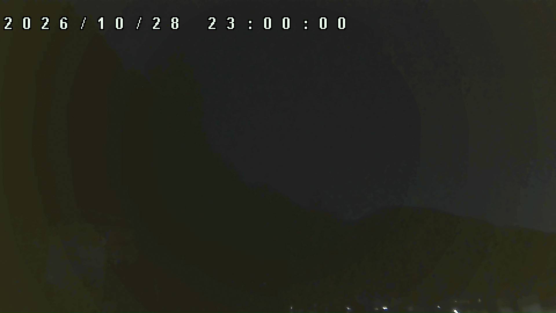 2026年10月28日 23:00ごろの金剛山登山口周辺の空