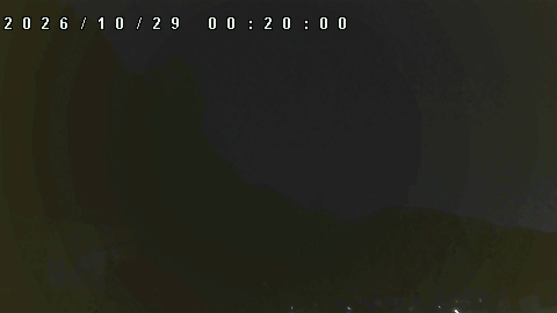 2026年10月29日 00:20ごろの金剛山登山口周辺の空