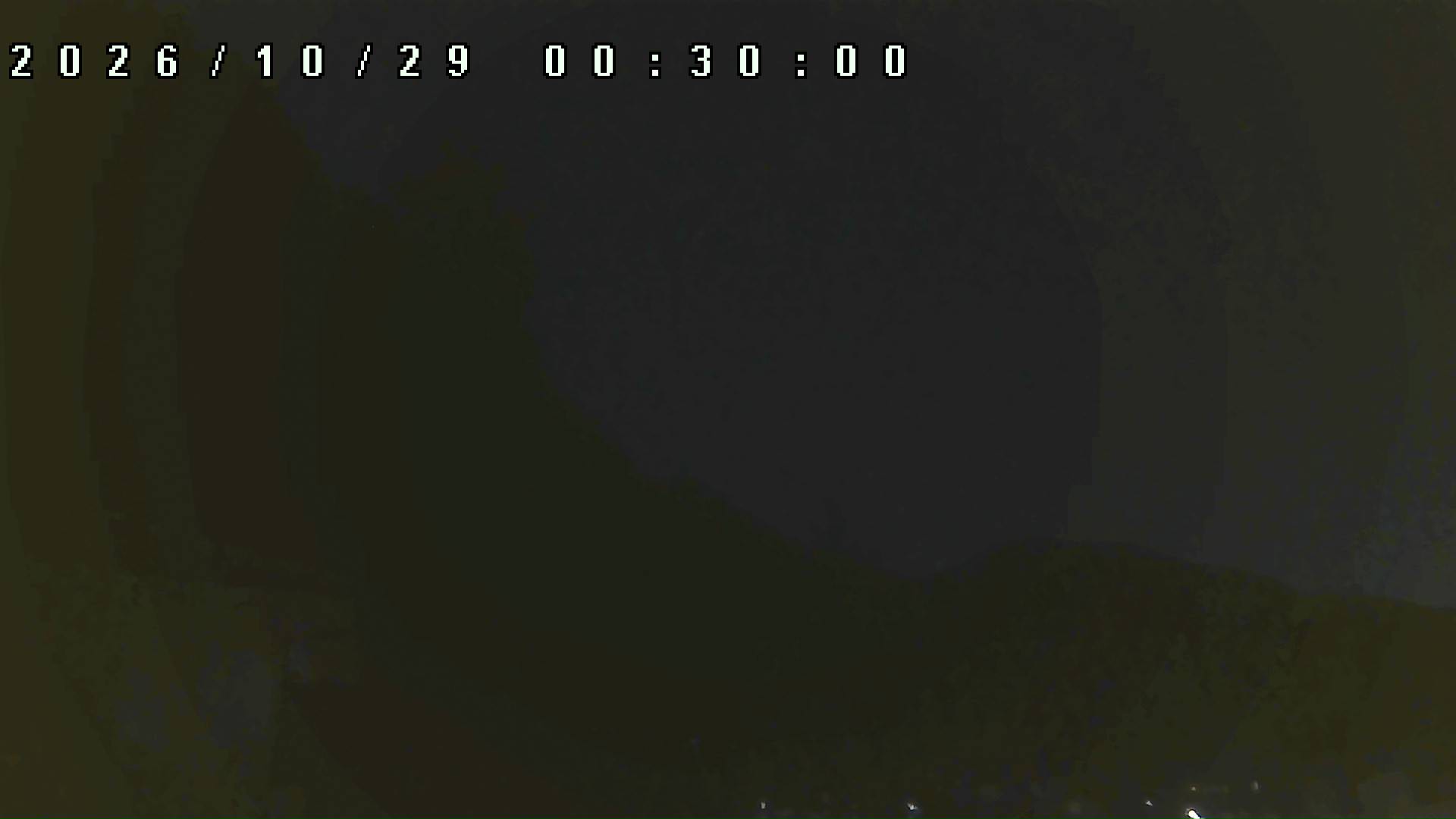 2026年10月29日 00:30ごろの金剛山登山口周辺の空