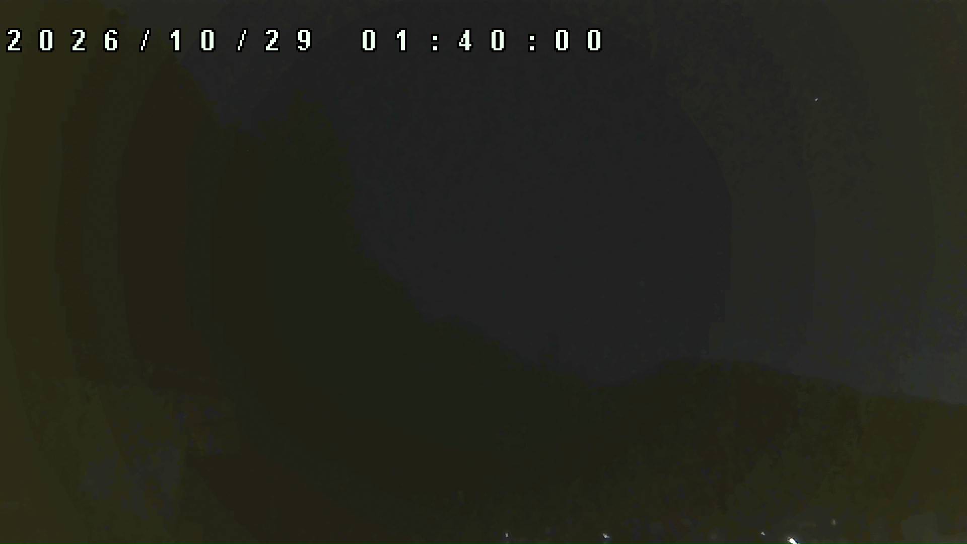 2026年10月29日 01:40ごろの金剛山登山口周辺の空