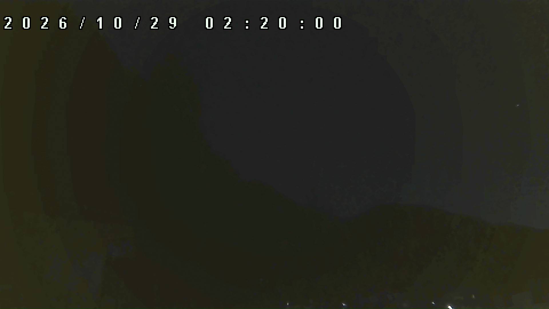 2026年10月29日 02:20ごろの金剛山登山口周辺の空