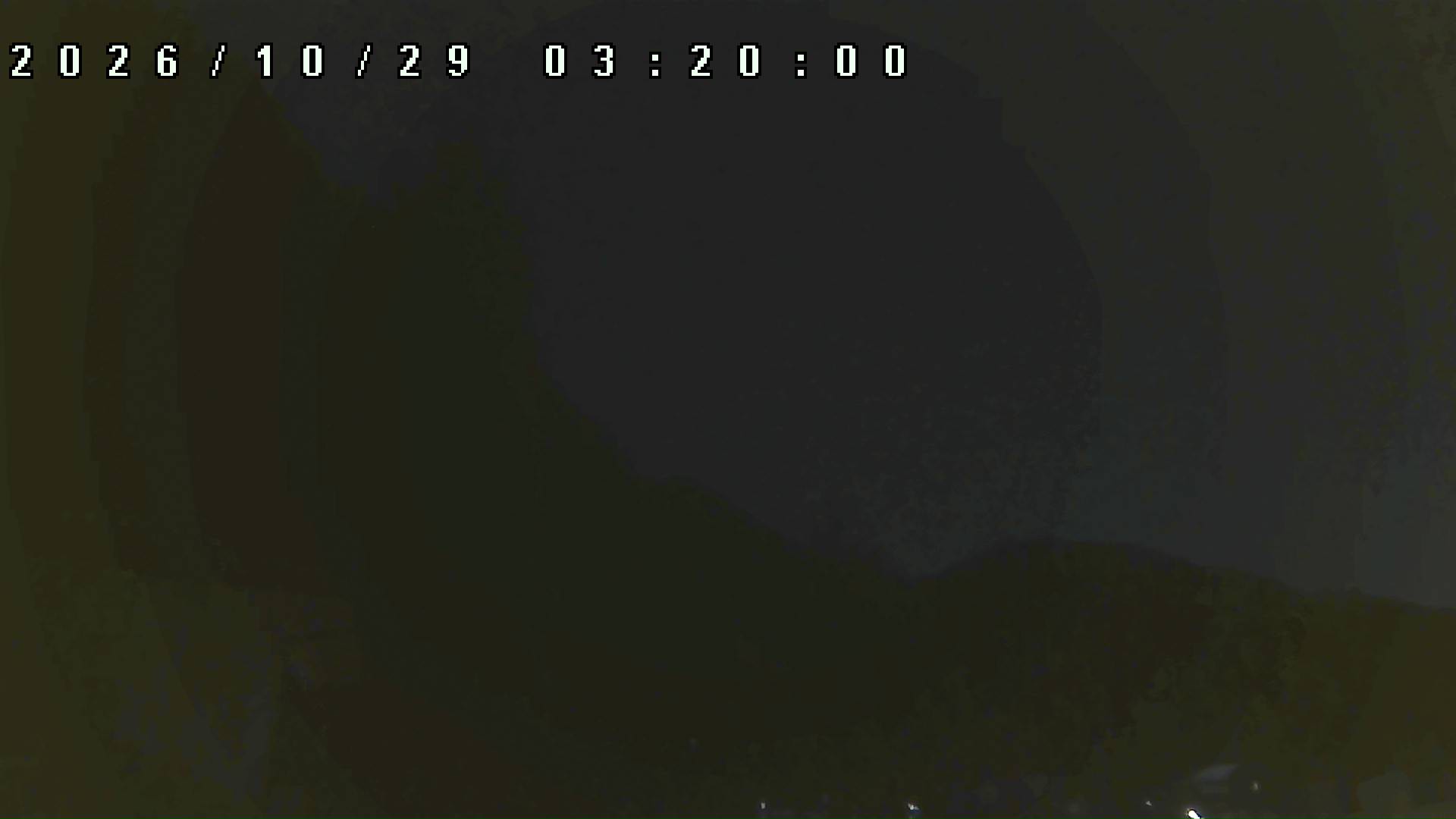 2026年10月29日 03:20ごろの金剛山登山口周辺の空