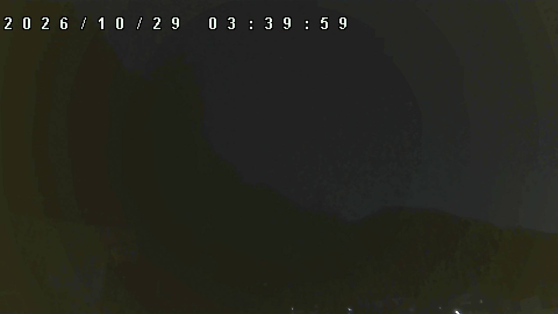 2026年10月29日 03:40ごろの金剛山登山口周辺の空