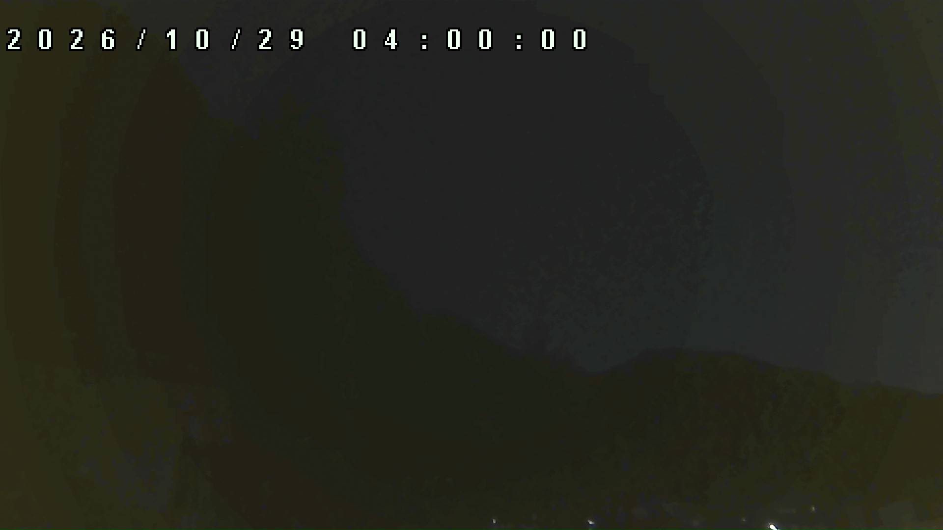 2026年10月29日 04:00ごろの金剛山登山口周辺の空