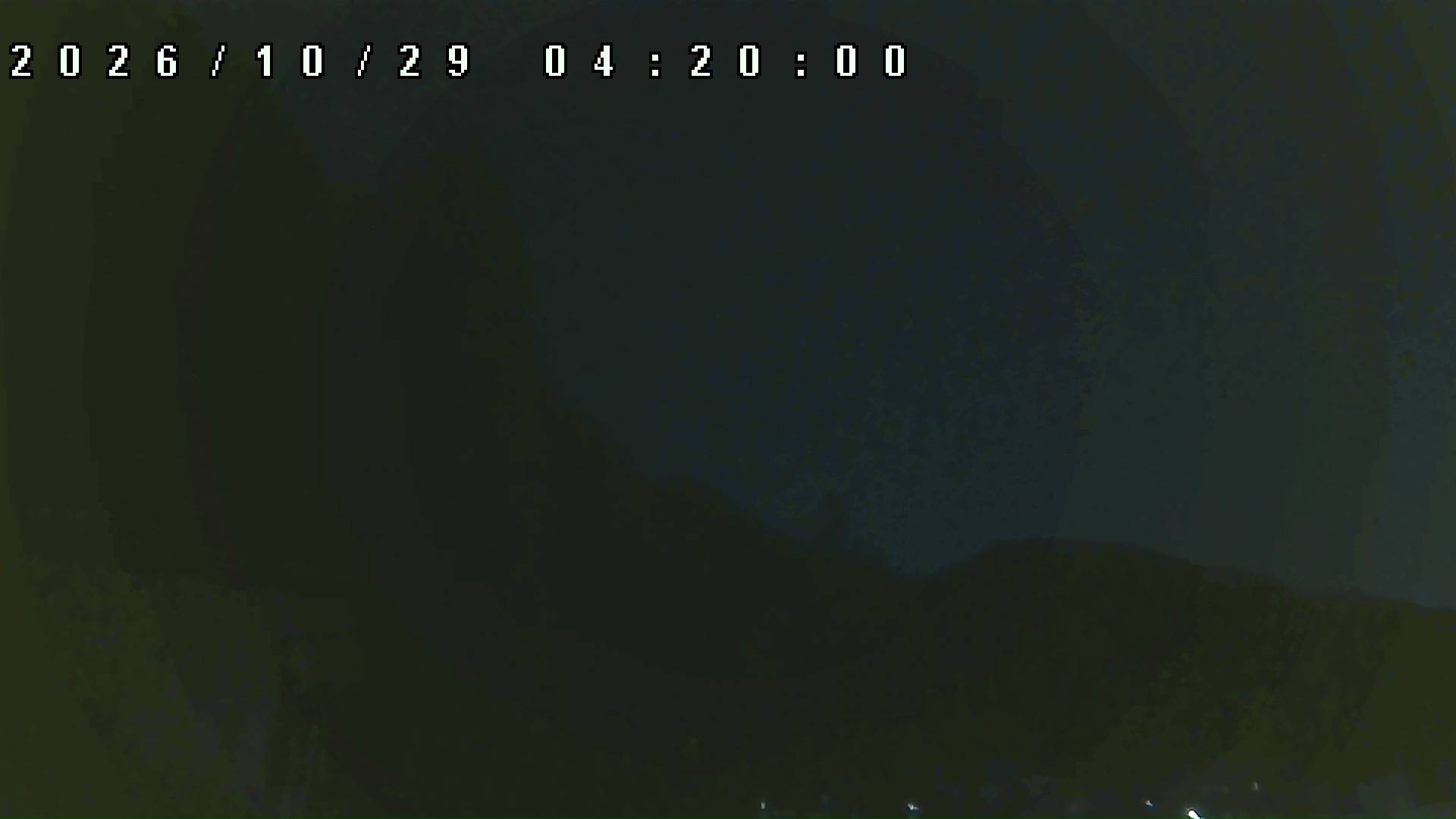 2026年10月29日 04:20ごろの金剛山登山口周辺の空
