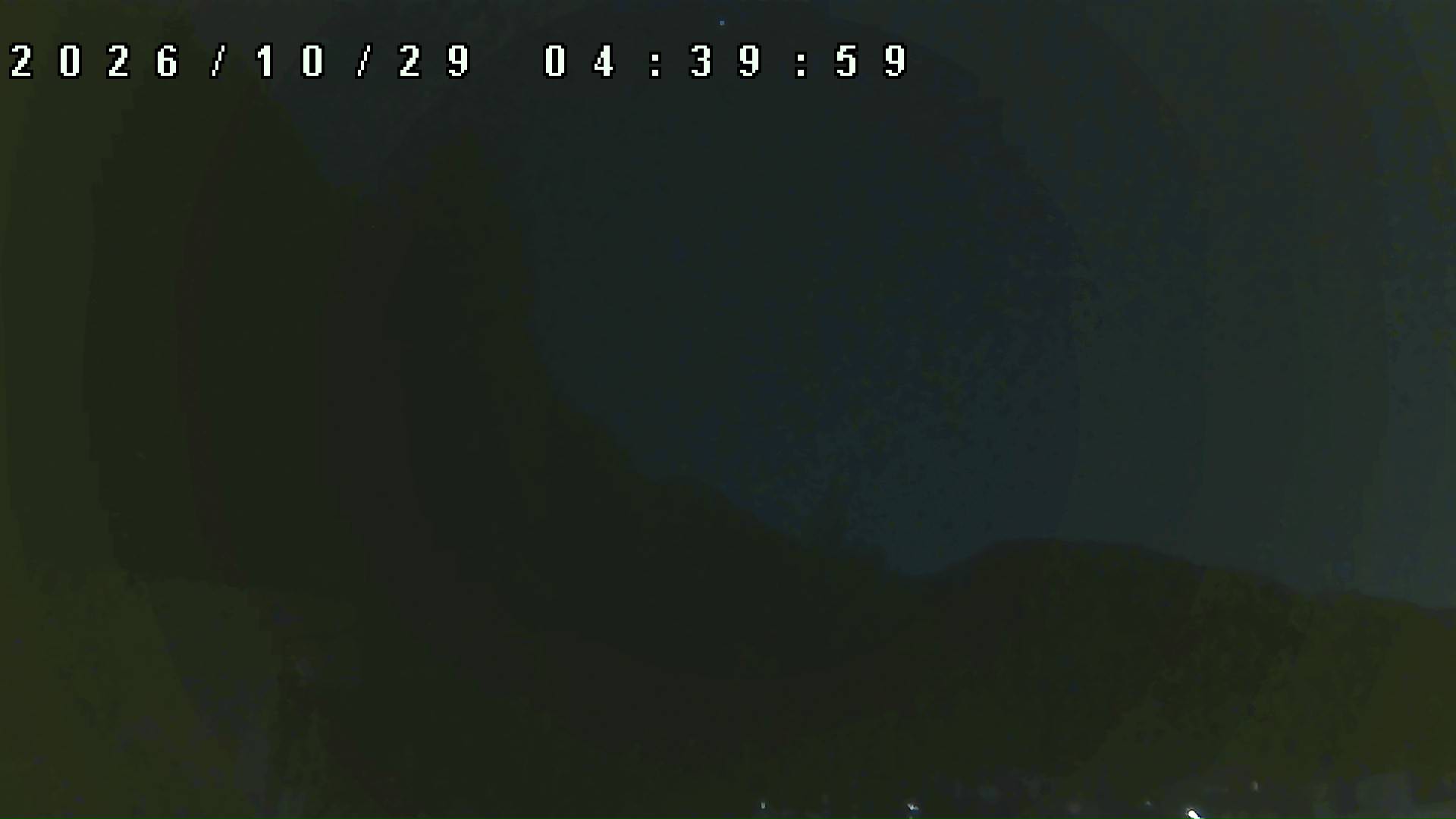 2026年10月29日 04:40ごろの金剛山登山口周辺の空