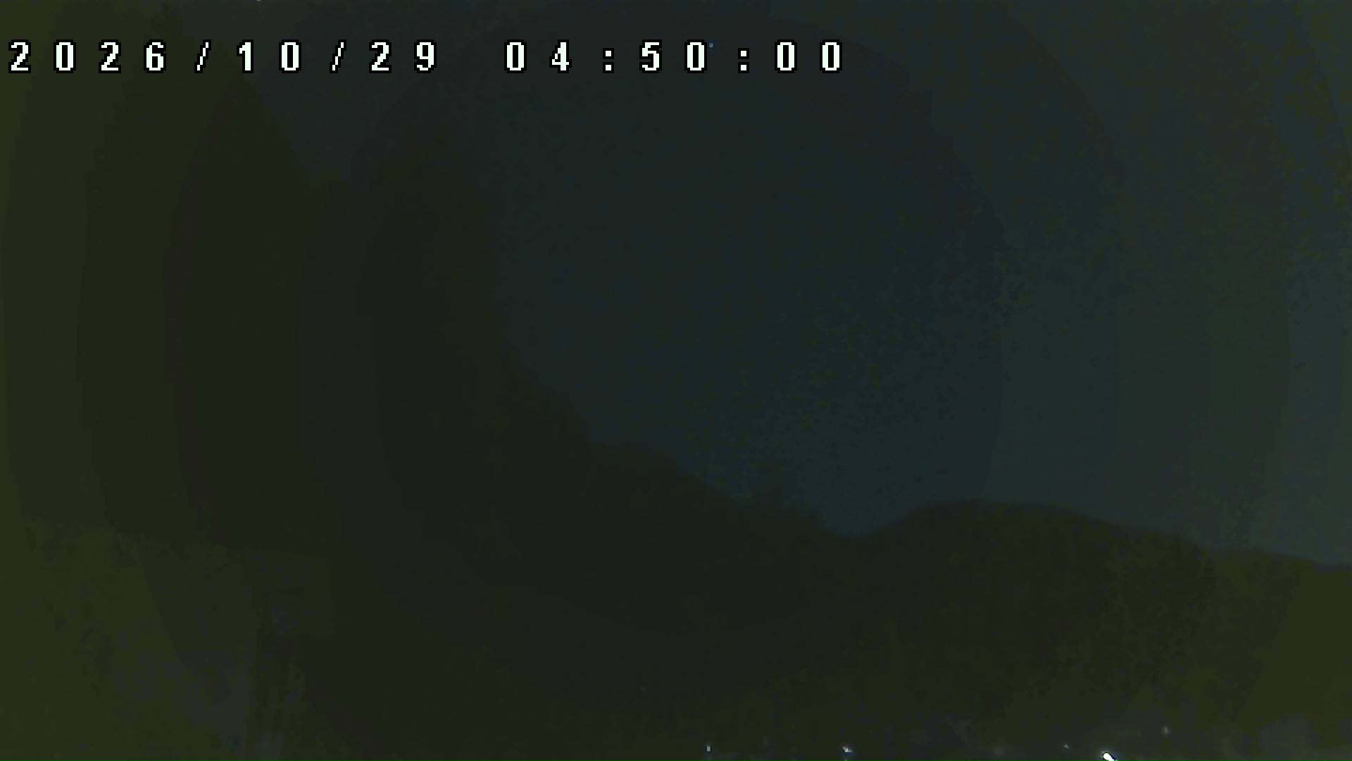 2026年10月29日 04:50ごろの金剛山登山口周辺の空