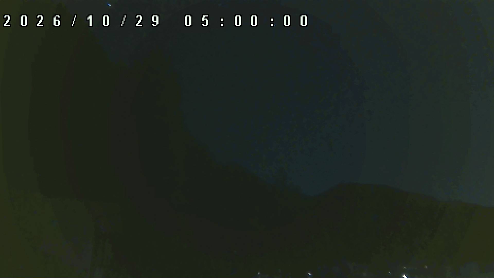 2026年10月29日 05:00ごろの金剛山登山口周辺の空