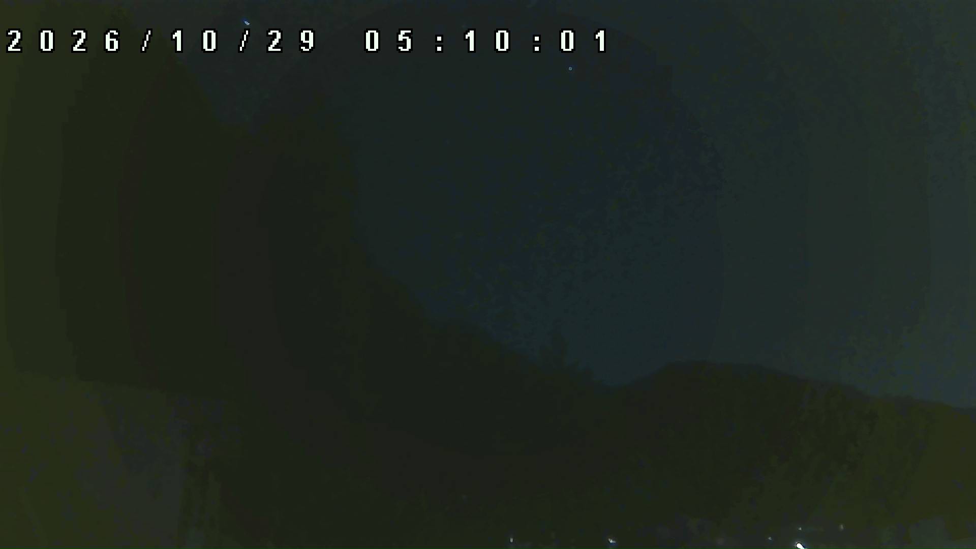 2026年10月29日 05:10ごろの金剛山登山口周辺の空