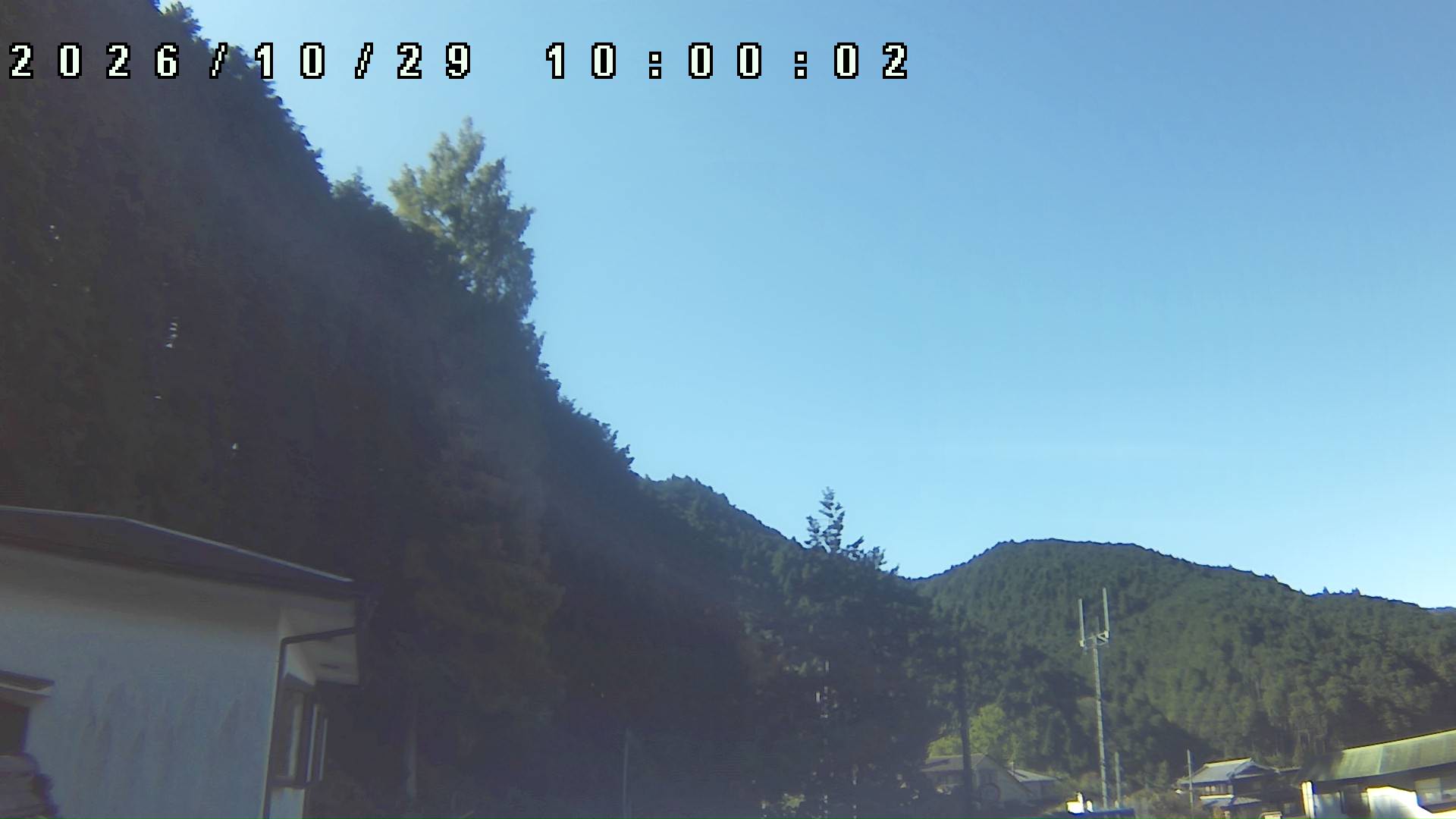 2026年10月29日 10:00ごろの金剛山登山口周辺の空