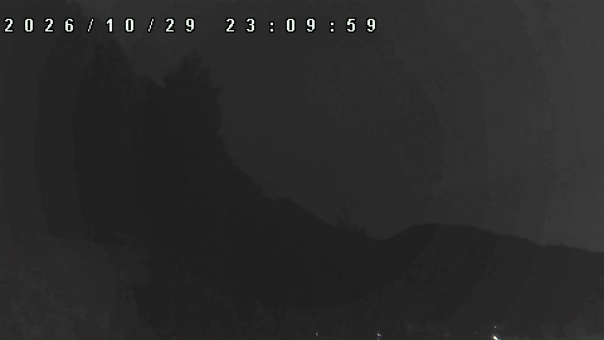 2026年10月29日 23:10ごろの金剛山登山口周辺の空