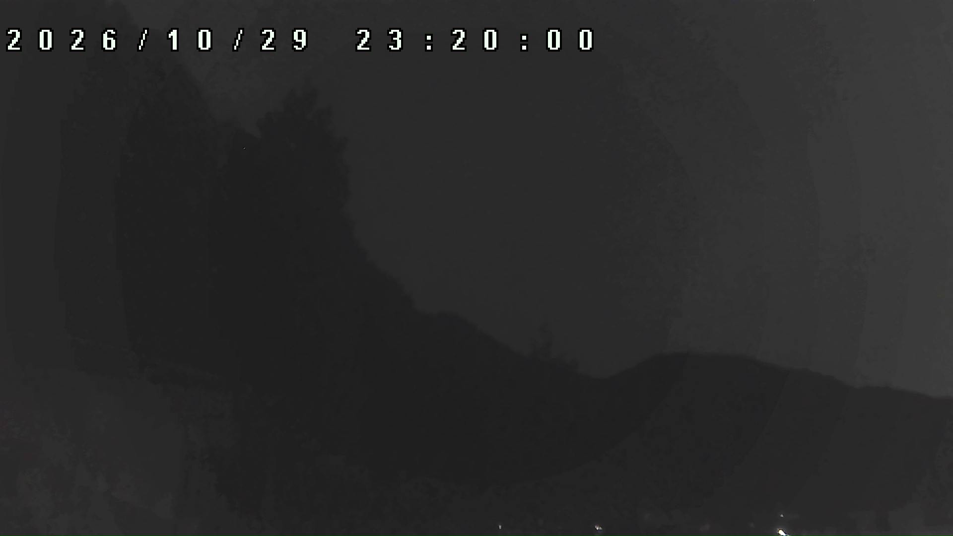 2026年10月29日 23:20ごろの金剛山登山口周辺の空