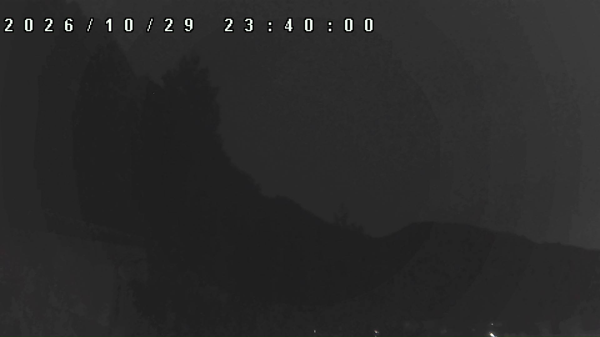 2026年10月29日 23:40ごろの金剛山登山口周辺の空