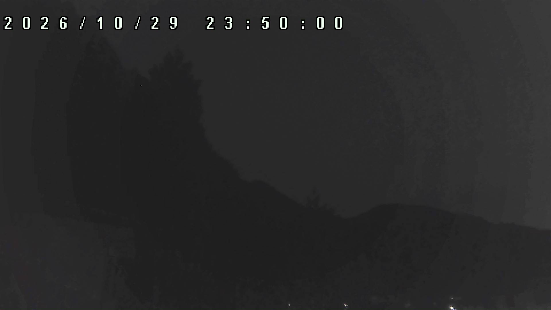 2026年10月29日 23:50ごろの金剛山登山口周辺の空