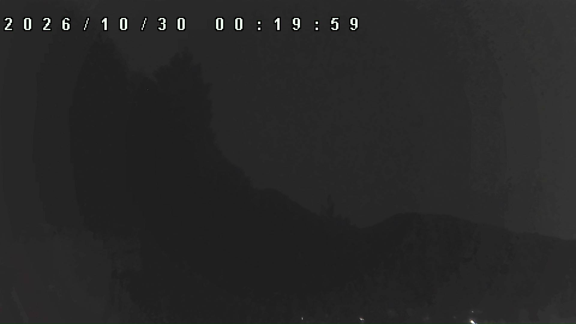 2026年10月30日 00:20ごろの金剛山登山口周辺の空