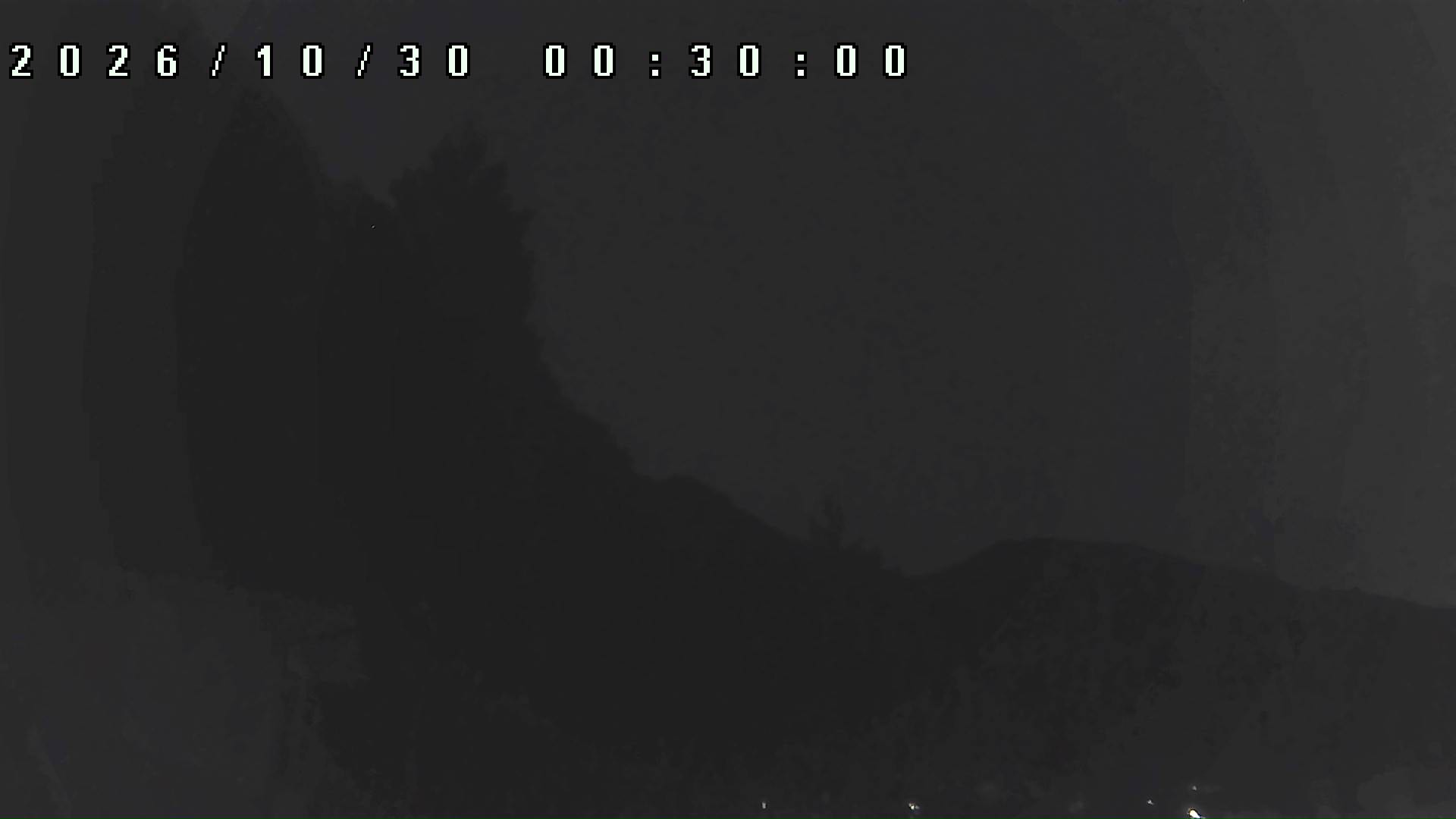 2026年10月30日 00:30ごろの金剛山登山口周辺の空