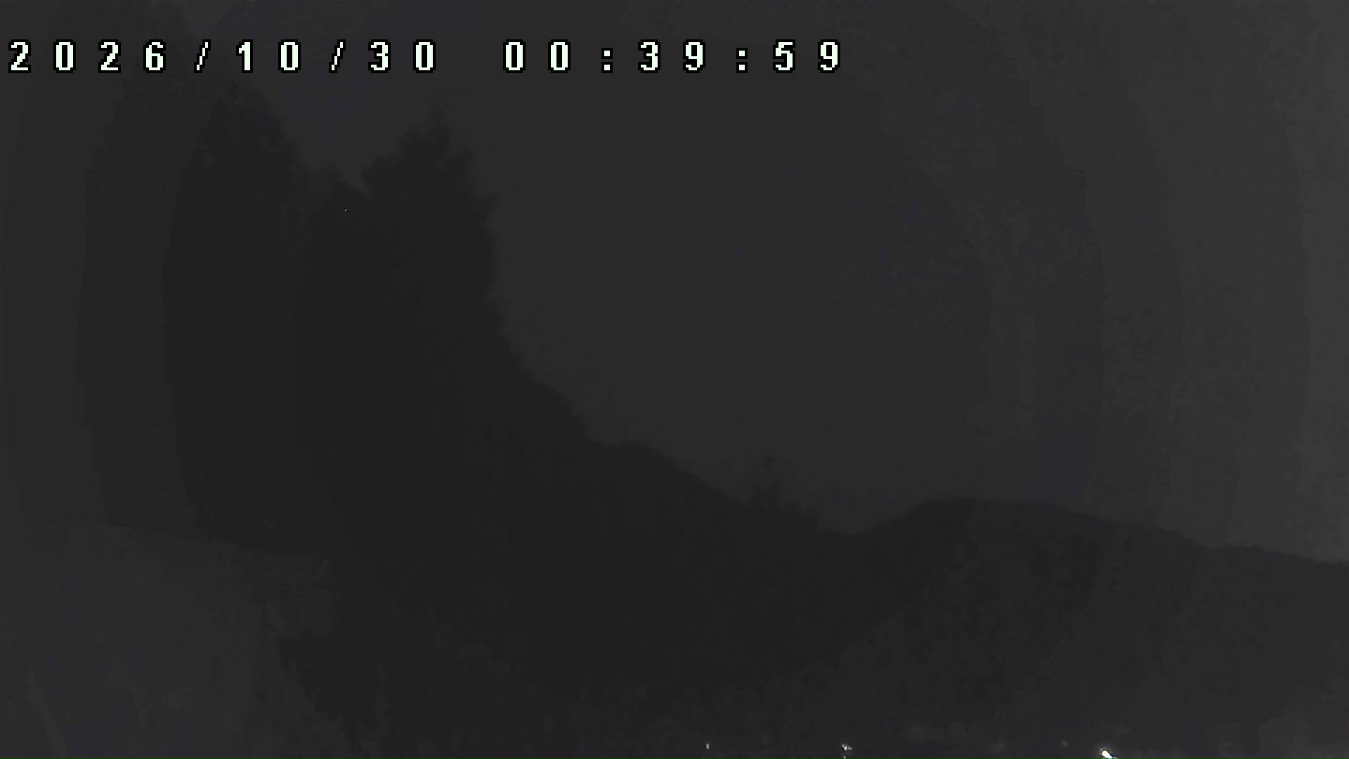 2026年10月30日 00:40ごろの金剛山登山口周辺の空