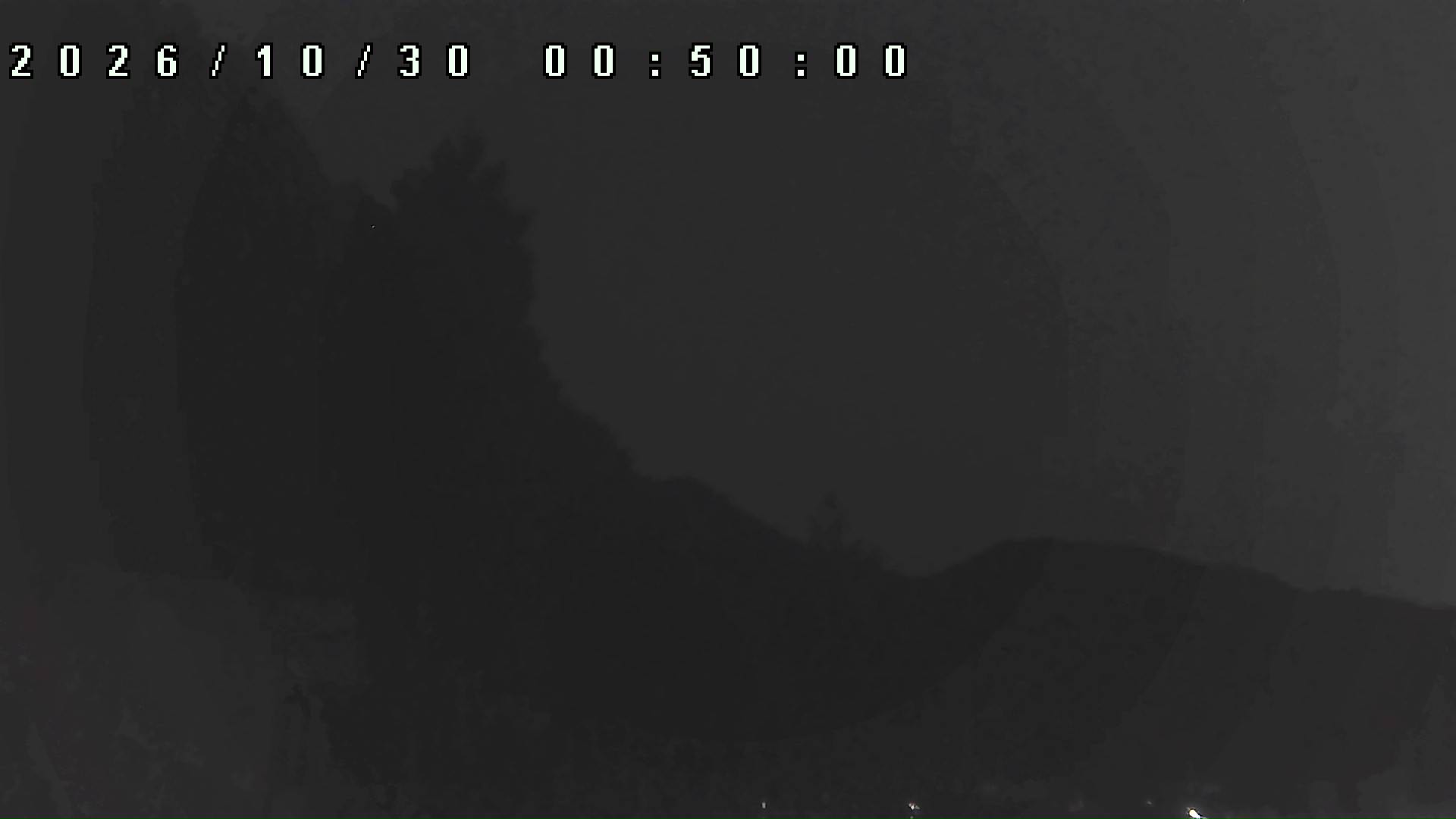 2026年10月30日 00:50ごろの金剛山登山口周辺の空