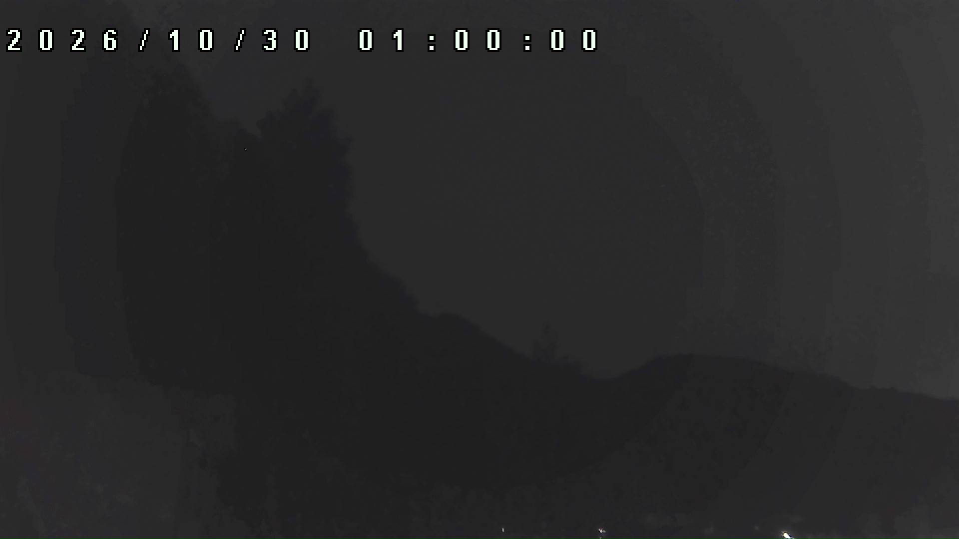 2026年10月30日 01:00ごろの金剛山登山口周辺の空