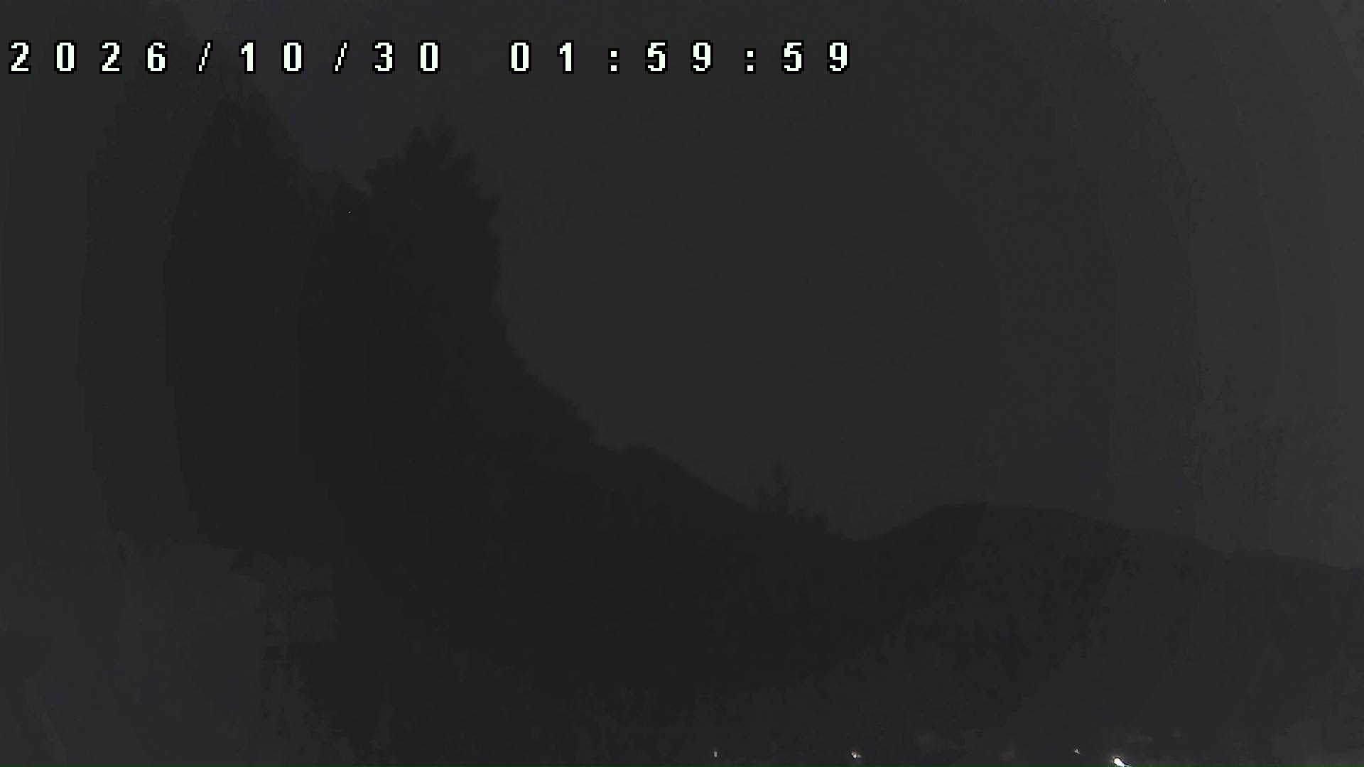2026年10月30日 02:00ごろの金剛山登山口周辺の空