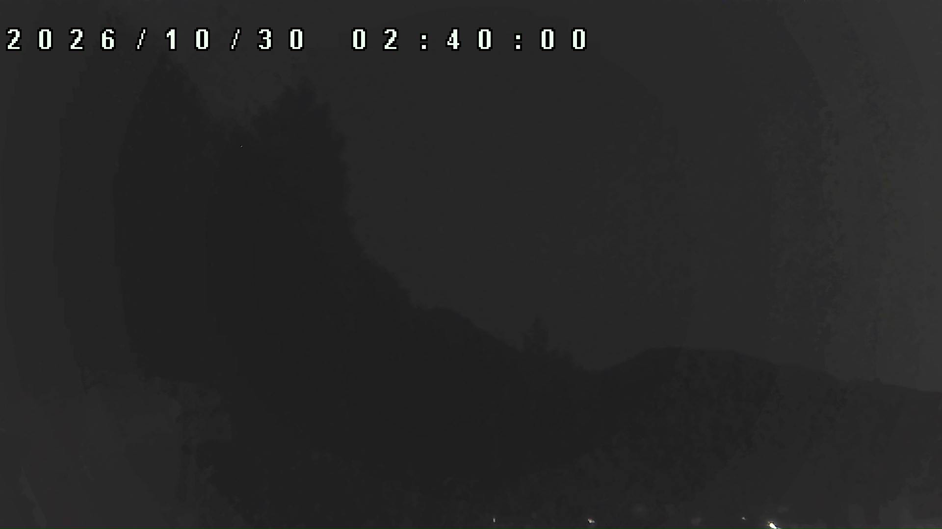 2026年10月30日 02:40ごろの金剛山登山口周辺の空