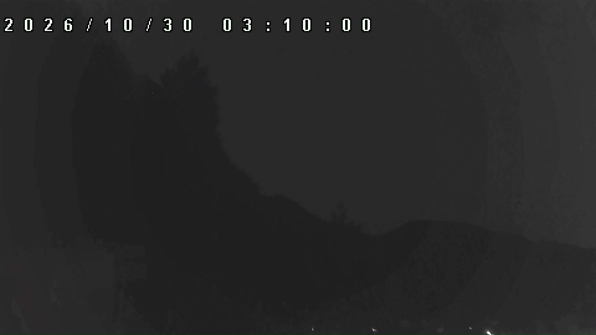 2026年10月30日 03:10ごろの金剛山登山口周辺の空