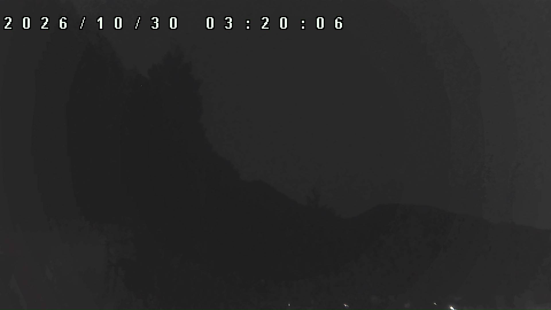 2026年10月30日 03:20ごろの金剛山登山口周辺の空