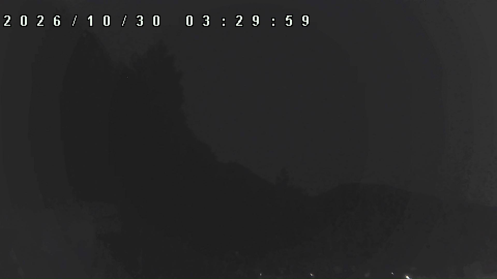 2026年10月30日 03:30ごろの金剛山登山口周辺の空