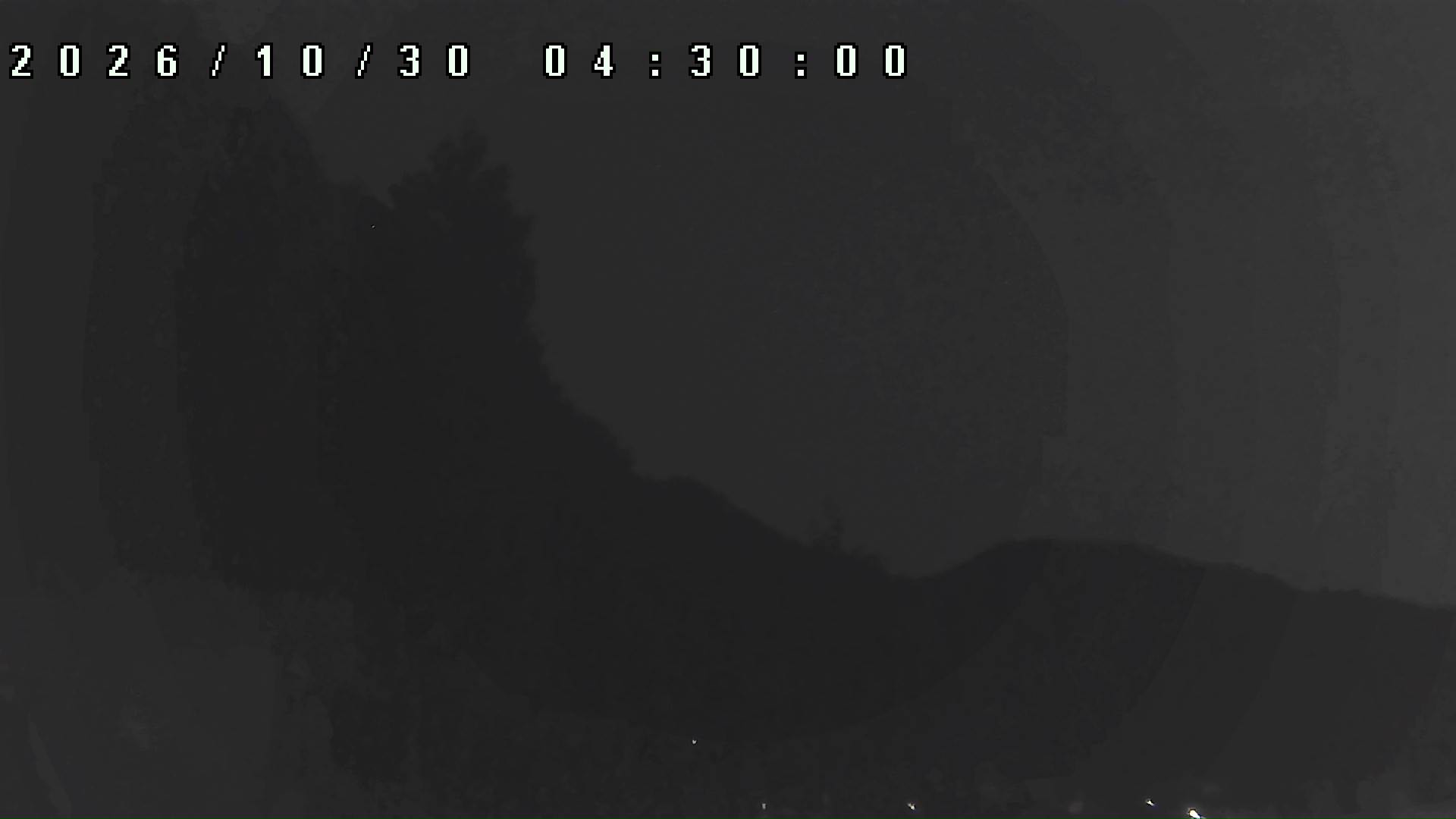 2026年10月30日 04:30ごろの金剛山登山口周辺の空