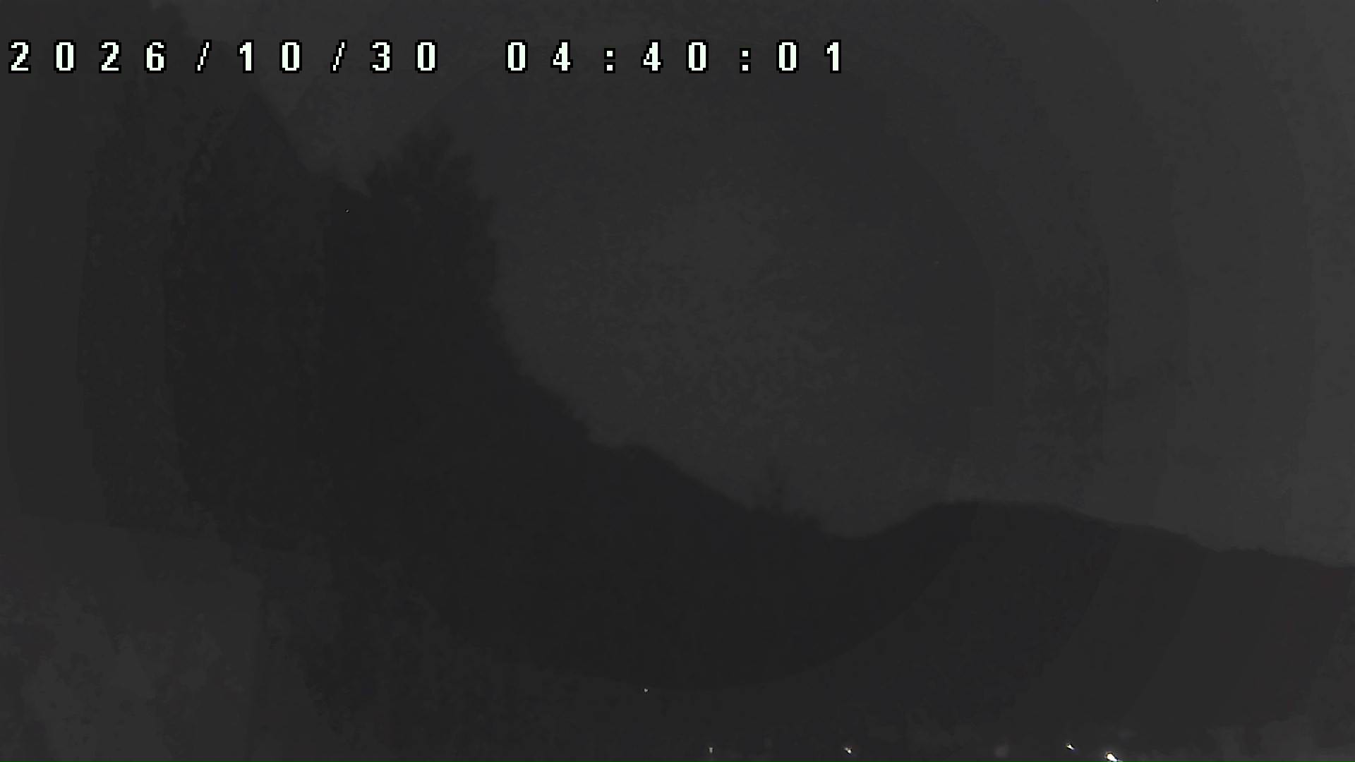 2026年10月30日 04:40ごろの金剛山登山口周辺の空