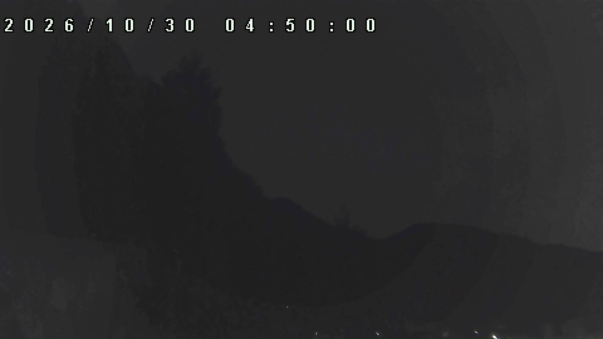 2026年10月30日 04:50ごろの金剛山登山口周辺の空
