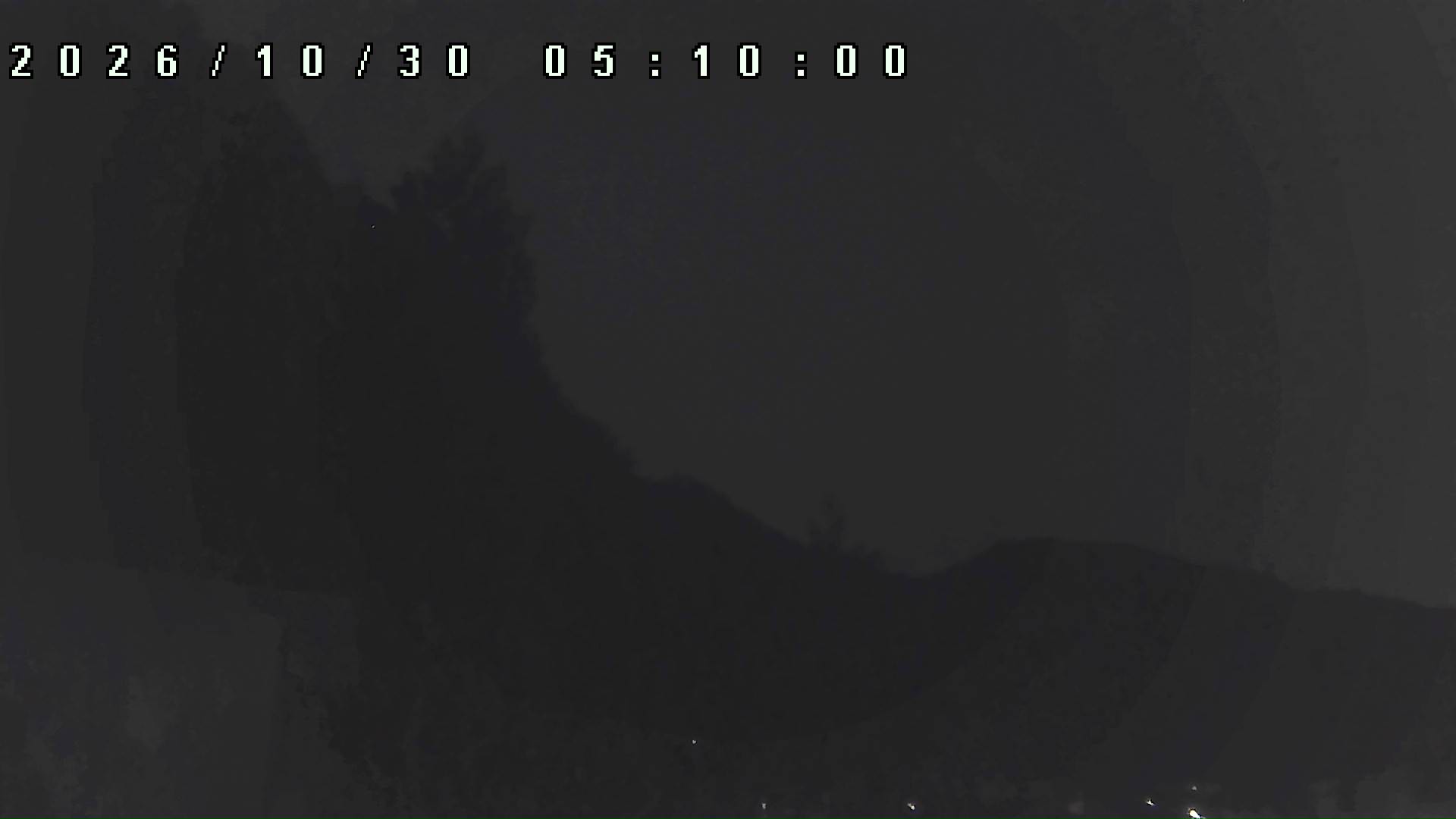 2026年10月30日 05:10ごろの金剛山登山口周辺の空