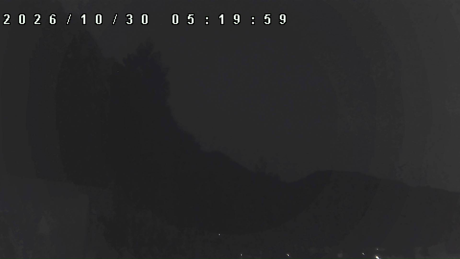 2026年10月30日 05:20ごろの金剛山登山口周辺の空