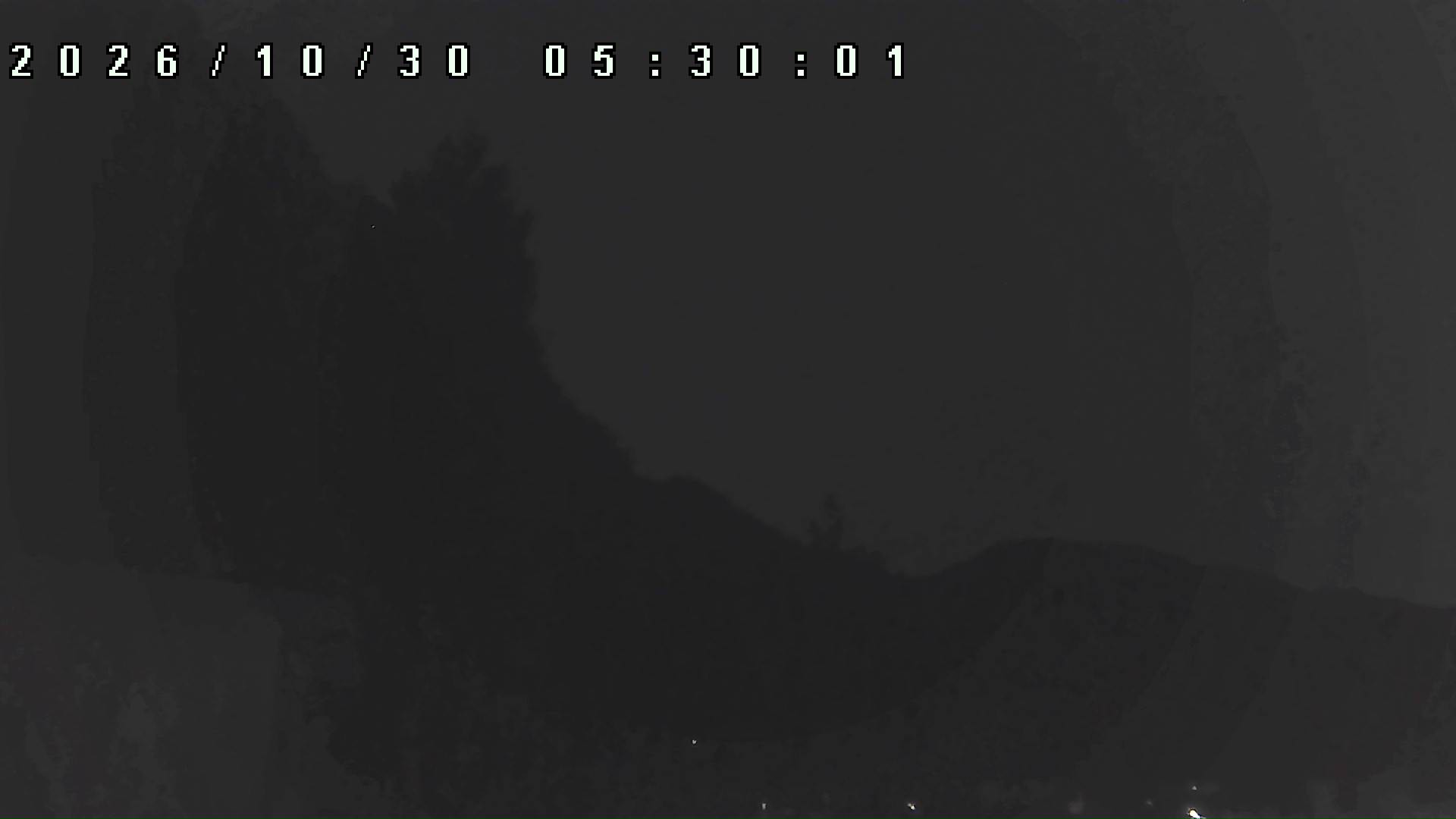 2026年10月30日 05:30ごろの金剛山登山口周辺の空
