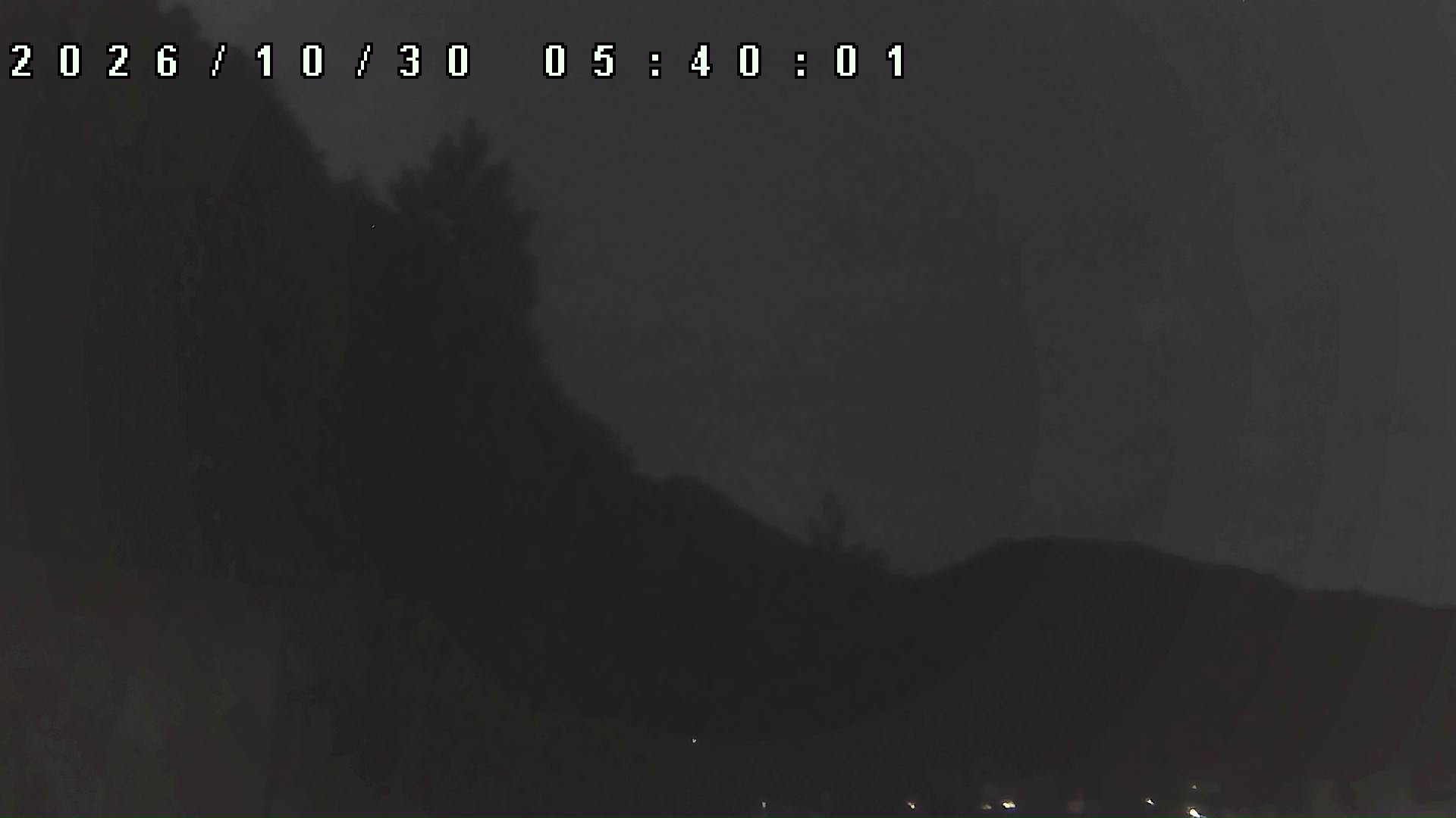 2026年10月30日 05:40ごろの金剛山登山口周辺の空