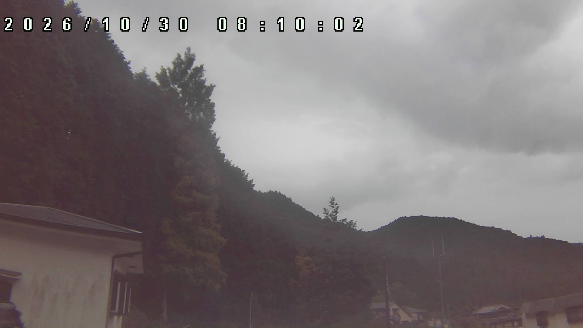 2026年10月30日 08:10ごろの金剛山登山口周辺の空