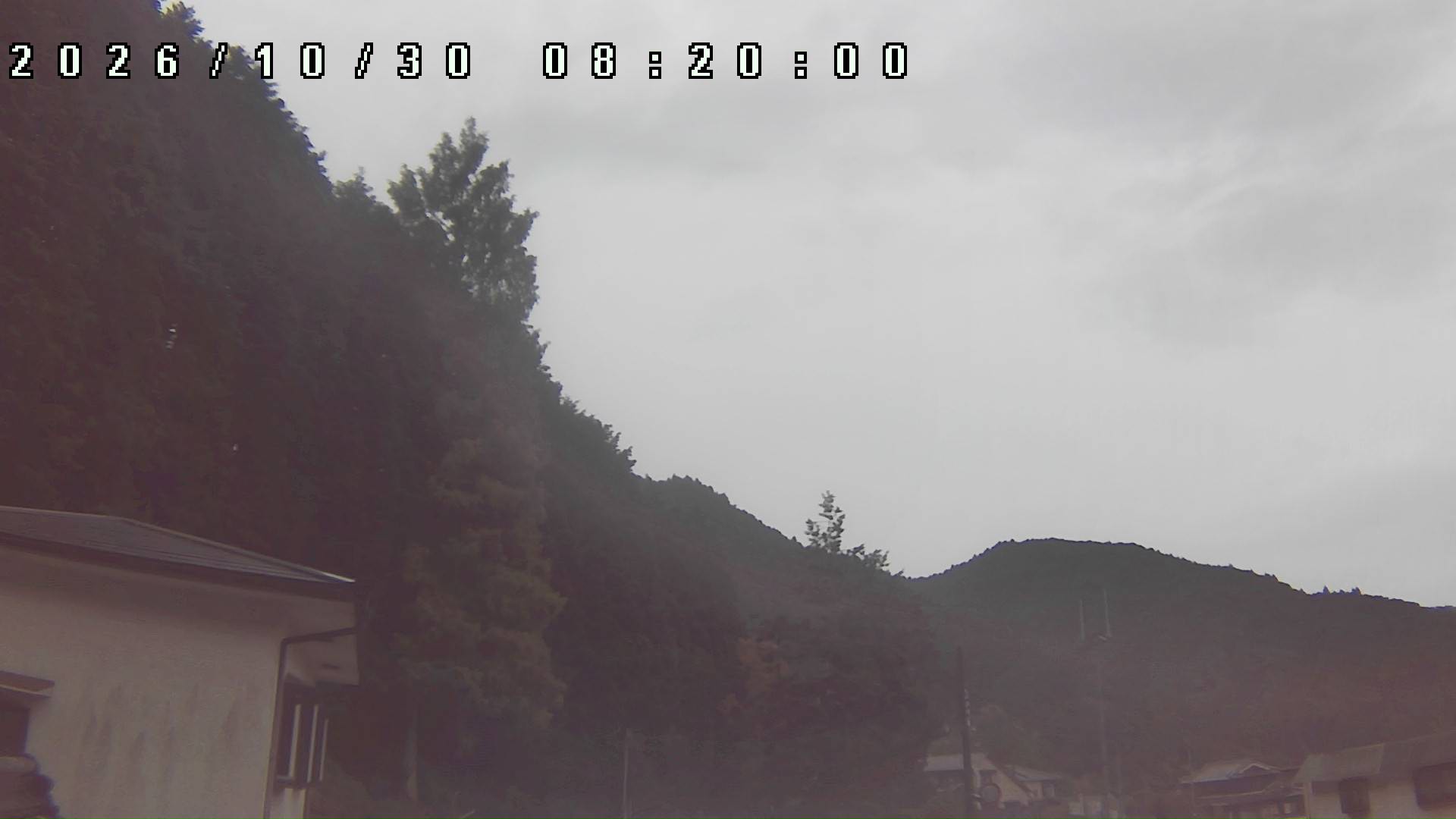 2026年10月30日 08:20ごろの金剛山登山口周辺の空