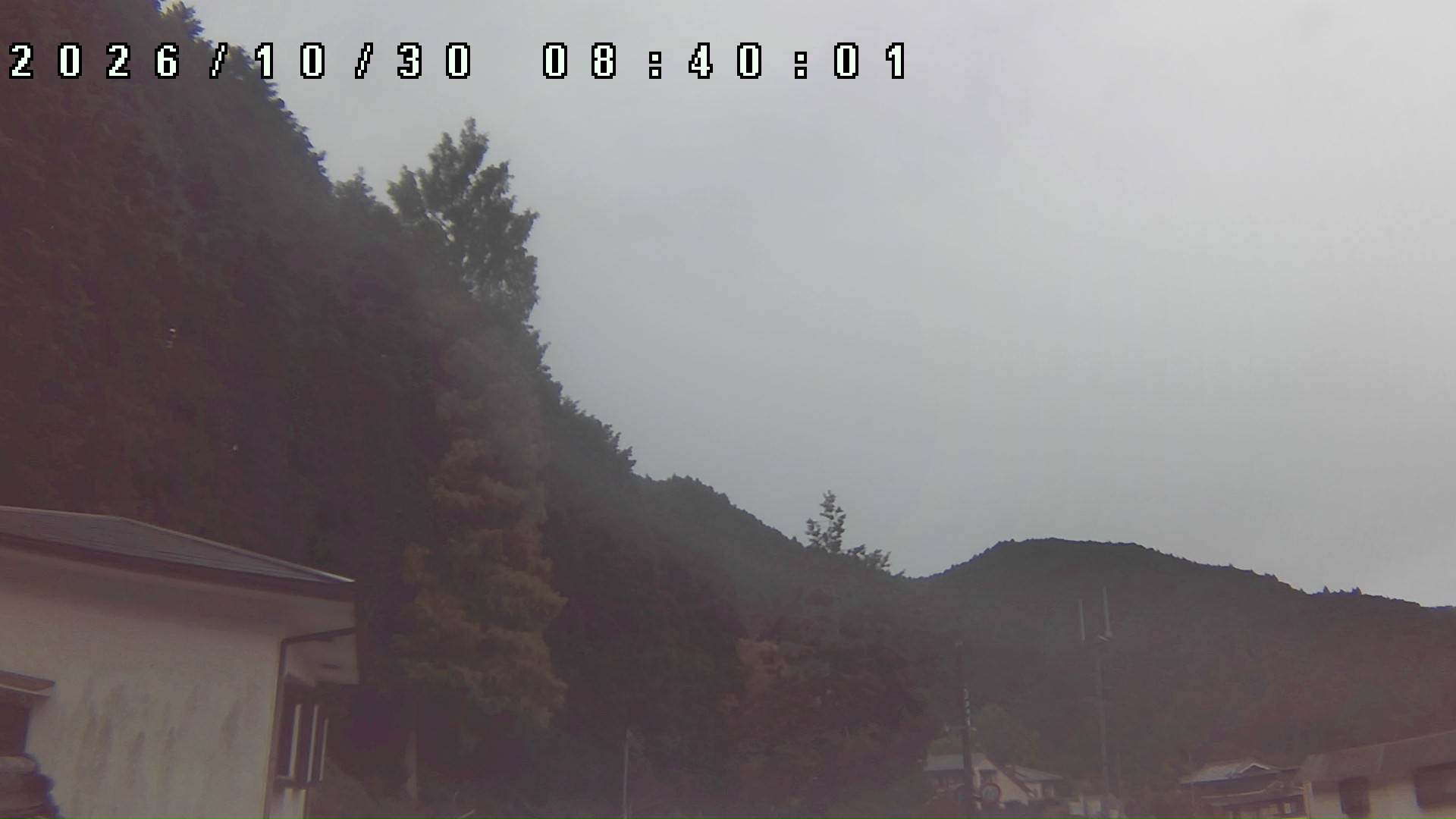 2026年10月30日 08:40ごろの金剛山登山口周辺の空