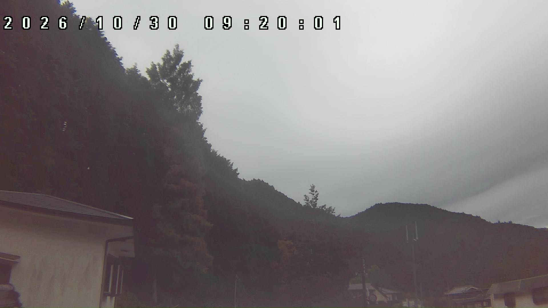 2026年10月30日 09:20ごろの金剛山登山口周辺の空